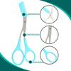 Eyebrow Trimmer with Razors, Eyebrow Scissors Comb for Women and Men, All-in-One Shaper Epilator Hair Remover, Multipurpose Exfoliating Dermaplaning Tool Razors Set-1 Pack view 3