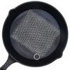 BabriInta Cast Iron Scrubber - 6 Inch Stainless Steel Chain mail Scrubber for Cast Iron Pans Cleaner Chainmail Scrubber for Skillet, Wok, Pot, Dutch Ovens view 1