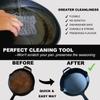 BabriInta Cast Iron Scrubber - 6 Inch Stainless Steel Chain mail Scrubber for Cast Iron Pans Cleaner Chainmail Scrubber for Skillet, Wok, Pot, Dutch Ovens view 2