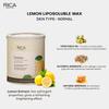 Rica Lemon Liposoluble Painless Hair Removal Wax For Men & Women, 800 ml & 1 After Wax Lotion | Quick & Easy Tan Removal Waxing for Normal Skin | Pack of 2 view 2
