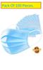 Toytle 3 Ply Mask With Melt-blown Fabric. UV Sanitized With Nose Pin Mask. Pack Of 100 Pieces. view 2