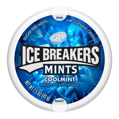 Ice Breaker Coolmints Mints, Natural and Artificial Flavor, 42 g