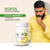 Kofol Immunity Tablet | Clinically Tested Ayurvedic Immunity Booster | Strengthens Immunity by 3X, Improves Respiratory Health by 6X & Protects Against Seasonal Infections  60 Tablets (Pack of 1) view 2