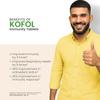 Kofol Immunity Tablet | Clinically Tested Ayurvedic Immunity Booster | Strengthens Immunity by 3X, Improves Respiratory Health by 6X & Protects Against Seasonal Infections  60 Tablets (Pack of 1) view 3