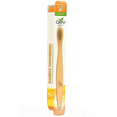 AEV Eco friendly bamboo tooth brush with biodegradable bristles