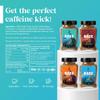 Rage Coffee Combo Pack of 4 - Irish Hazelnut & Dark Chocolate & Creme Caramel & Sparky Orange Flavoured Ground Coffee 50 Gms Each, Glass Bottle view 2