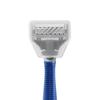 Harry's Razors for Men - Shaving Kit for Men includes a Mens Razor Handle, 3 Razor Blade Refills, Travel Blade Cover, and 4 Oz Shave Gel (Ocean Blue) view 3