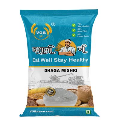 Vasani G Dhaga Mishri | Rock Sugar Crystals | Traditional Thread Sugar Candy 1kg
