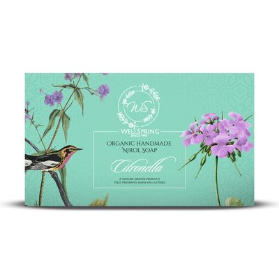 Wellspring (Pack of 14) Nirol Natural Washing Laundry Soap Bar | Veg, Organic And Chemical Free| Baby Safe| For Sensitive Skin| Citronella Fragrance| (1.6 Kg)