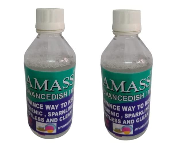 Amass Dishwasher Rinse Aid Set of 2 200 ml.each bottle - by eGalaxy