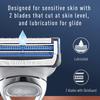 King C. Gillette Neck Razor, Handle plus 2 Blade Refills view 3
