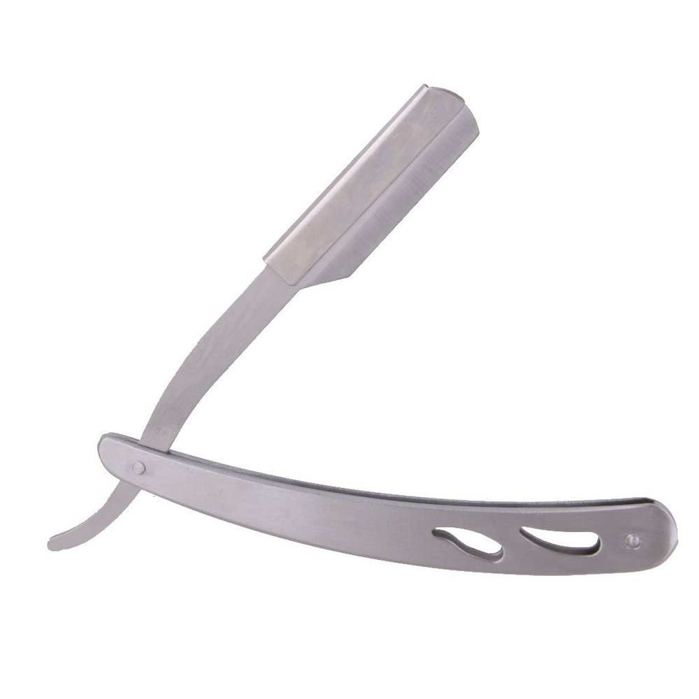 ClubComfort Stainless Steel Straight Barber Folding Hair Salon Razor
