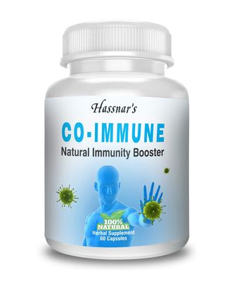 Hassnar's Immunity Booster, For Men, Women, Kids, Blend of Amla, Neem, Giloy, Yashtimadhu, Tulsi And Other Powerful Immunity Boosting Herbs, 60 Capsules