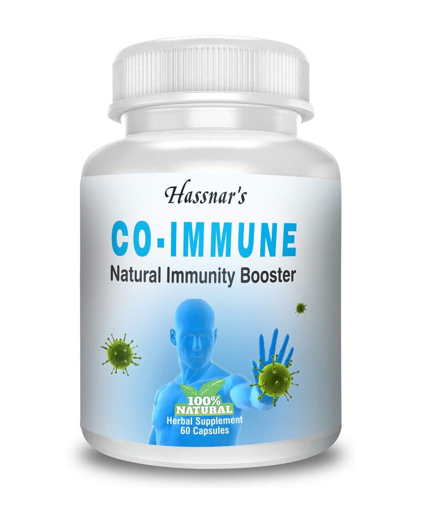 Hassnar's Immunity Booster, For Men, Women, Kids, Blend of Amla, Neem, Giloy, Yashtimadhu, Tulsi And Other Powerful Immunity Boosting Herbs, 60 Capsules