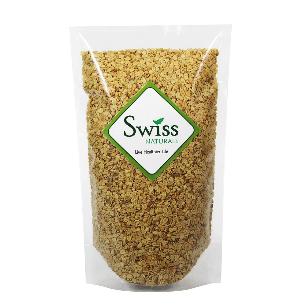 Swiss Naturals Roasted Split Coriander Seeds/Roasted Dhana Dal Mukhwas/Mouth Freshener Dhaniya Dal, 250g