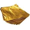 Amit Marketing Chocolate Wrapping Paper I Aluminium Embossed Foil I for DIY Sweets Candies Chocolate Candy Wrappers I Birthday Wedding Shower Party Decor Items ? Pack of 100 Pcs (Gold) view 2