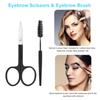 6PCS Professional Eyebrow Tweezers Set for Women and Men, Premium Stainless Steel Tweezer Kit, Best Tweezers Precision for Ingrown Hair, Facial Hair, Eyebrows Plucking view 4