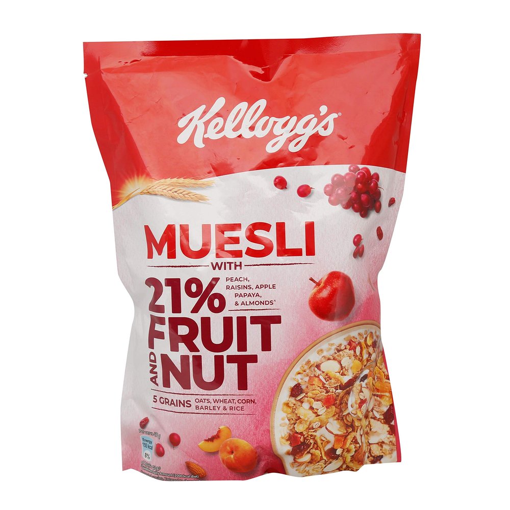 Kellogg's Muesli - 21% Fruit & Nut, 500g