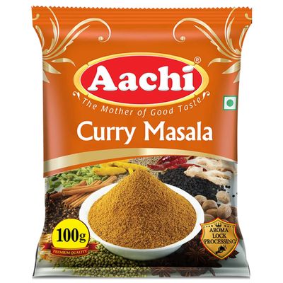 Aachi Curry Masala Powder Pouch, 100 Gram, Vegetable Masala