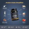 Nutrabay Gold Whey Protein Isolate Powder 25g Protein, 5.9g BCAA per Serving, Easy to Digest, NABL Lab Tested  Muscle Growth & Recovery  1kg, Strawberry Milkshake|100% Authentic Clean Protein view 2
