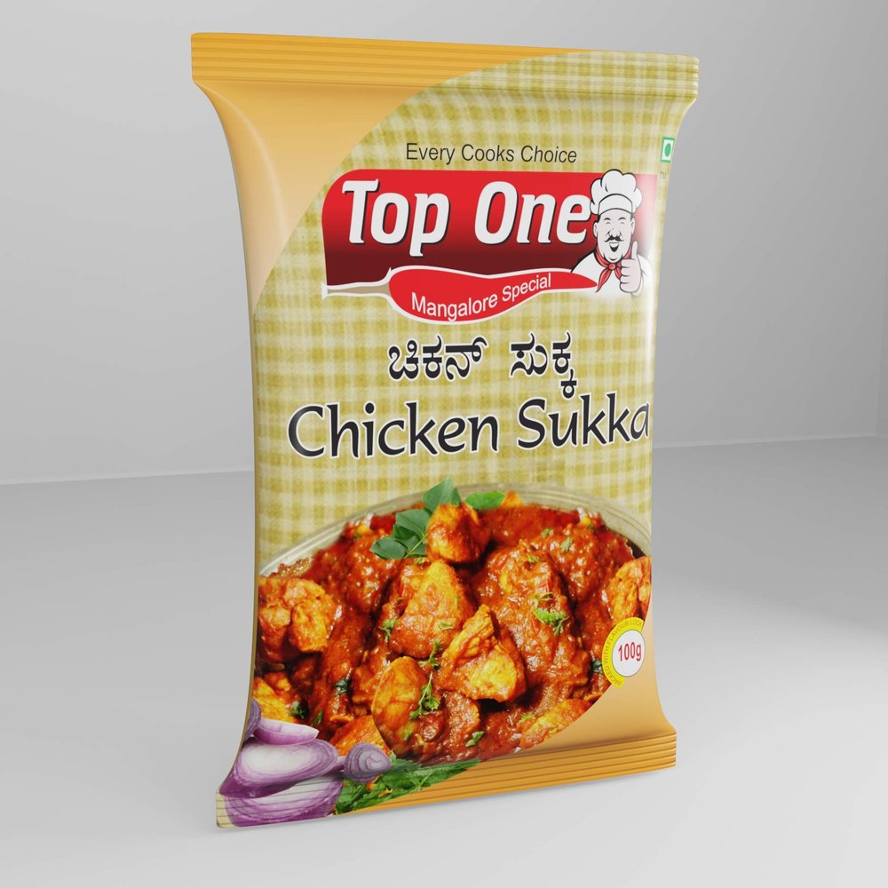Top One Chicken Sukka 100 GMS * 10 pkt (Mangalore Special)