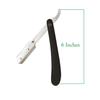 Verceys Classic old school razor Professional Salon Folding Black Razor Ustra Stainless Steel Straight Edge Barber Razor For Men view 2