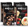 Manforce Cocktail Condoms with Dotted Rings Combo Pack (Strawberry+ Vanilla & Chocolate+ Hazelnut)- 10 Pieces (Pack of 4) view 1