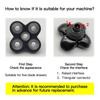 Tiklean Men's Electric Shaver Replacement Heads 5 Head Fiveblade For Men Shaver Wet & Dry Compatible Waterproof Multi FunctionalDT1 view 3