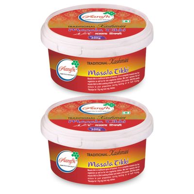 Aarafh Traditional Kashmiri Masala Tikki, Vaaer Masala 400G (200Gx2) Grams, Ready To Use Tadka Masala - Paste