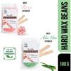 Doberyl Relaxing Waxing Kit; Wax Warmer Wax Beads Hot Hair Removal with 2 packs Hard Beans 100gm, Cotton balls, and 25 Wax Applicator Sticks for Men Women Brazilian view 2
