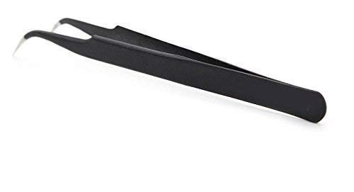 Aadvay ESD Antistatic Non-Magnetic Curved Bent Tip Tweezer