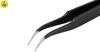 Aadvay ESD Antistatic Non-Magnetic Curved Bent Tip Tweezer view 2