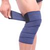 (2 Pack) 1 Pair Elastic Knee Brace Compression Bandage Straps Wraps Support for Legs Pain Relief Knee Pad Sleeve for Women Men Running Basketball Tennis Soccer Football view 1