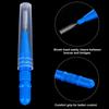 BBTO Kid 100 Pieces Interdental Manual Brush Toothpick Dental Tooth Flossing Head Oral Dental Hygiene Interdental Brush Dental Flosser Toothpick Cleaners Tool (Red, Blue, Light Green And Orange) view 4