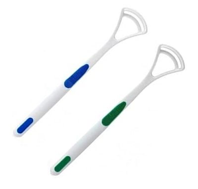 eSkube Oral Tongue Cleaner, Set Of 2 pcs (color & design may vary)