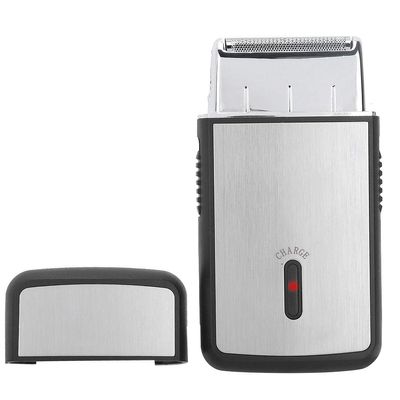 USB Rechargeable Electric Shaver, Professional Mini Men Beard Shaver, Stainless Steel Blade Rustproof and Durable