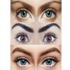 Royal Galaxy Combo Pack of 3 Pairs of Monthly Color Contact Lenses Zero Power (Turquoise, Blue & Brown) with Free Lens Solution & Lens Container Kit view 1