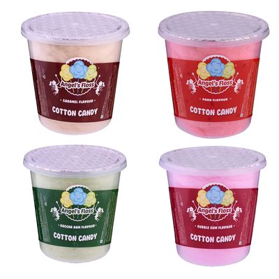 Angels Floss Cotton Candy's/Candy Floss/Buddhi Ke Baal (Mix Flavours, Pack of 4 Units)