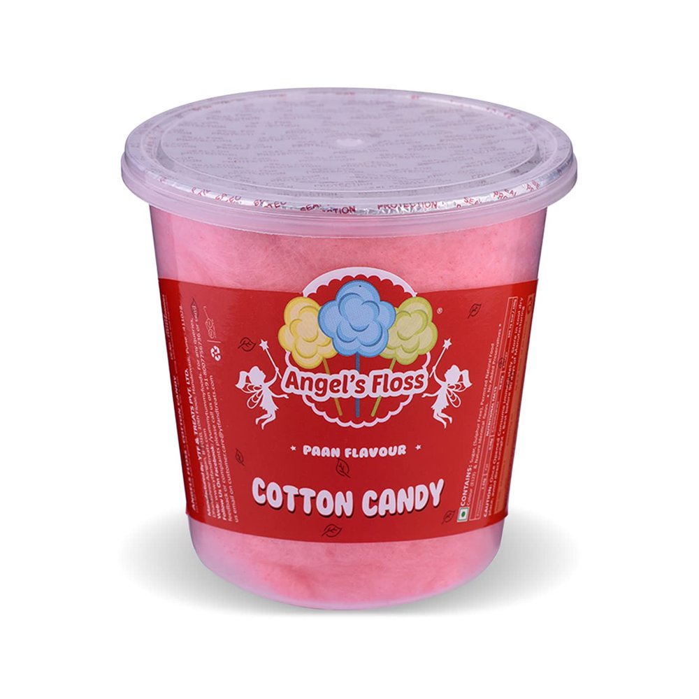 Angels Floss Cotton Candy's/Candy Floss/Buddhi Ke Baal (Paan, Pack of 4 Units)