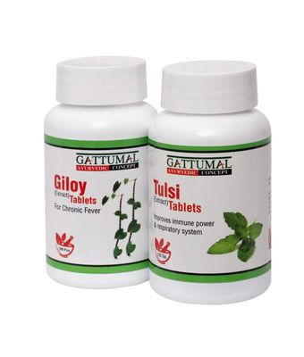 GATTUMAL GILOY-TULSI Tablets 500mg (100 tabs each)