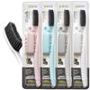 WANGTA Toothbrush 4pcs, Twice as Wide as Regular Brush Head, More Comfortable and Easier Brushing (Black Brush) view 1