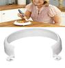 Plate Food Guard for Parkinson Patient, Clip-On Spill Prevention Scooping Food Dining Aid Assistant, Eating Easier for Disabled, Elderly, Handicapped and Stroke view 1