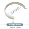 Plate Food Guard for Parkinson Patient, Clip-On Spill Prevention Scooping Food Dining Aid Assistant, Eating Easier for Disabled, Elderly, Handicapped and Stroke view 3