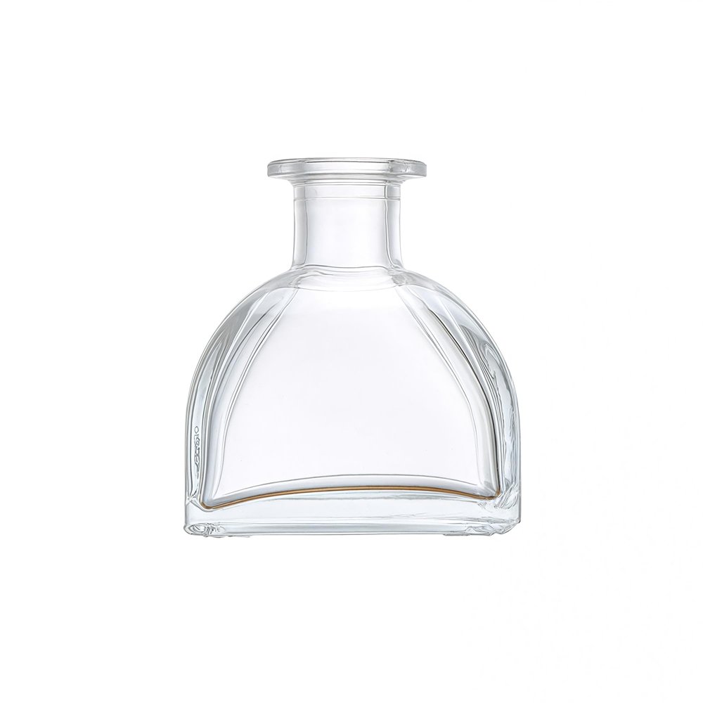 1PCS Clear Empty Glass Diffuser Bottle Reed Diffuser Refill Replacement Aroma Dispenser Diffusers Vase Storage Container Fragrance Accessories for Aroma Essential Oil DIY Home Use