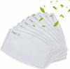 100 Pcs Adult Activated Carbon Filter Insert 5 Layers Replacement Face Filter Paper for Man and Women view 1