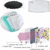 100 Pcs Adult Activated Carbon Filter Insert 5 Layers Replacement Face Filter Paper for Man and Women view 3