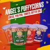 Angels Puffycorns Flavoured Ready to Eat Popcorn - Mix Flavour - Pack of 4 Units (1 Cheese, 1 Tangy Tomato, 1 Butter Salted & 1 Peri Peri) view 3