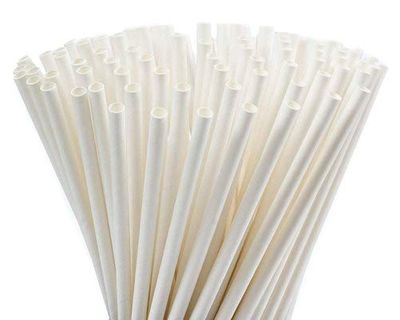EcoHome Premium Biodegradable Paper straws for All Cold Beverages, great for Kids, Parties, Holidays, Decorations, Eco-Friendly (1000)