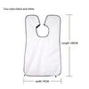 HOMMBAY Beard Apron For Shaving And Trimming With Waterproof Smooth Surface, Adjustable Hook And Loop with 2 Strong Suction Cups (White) view 1