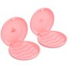 (2 Pack) Retainer Case,Solid Orthodontic Retainer Case-Pink view 1